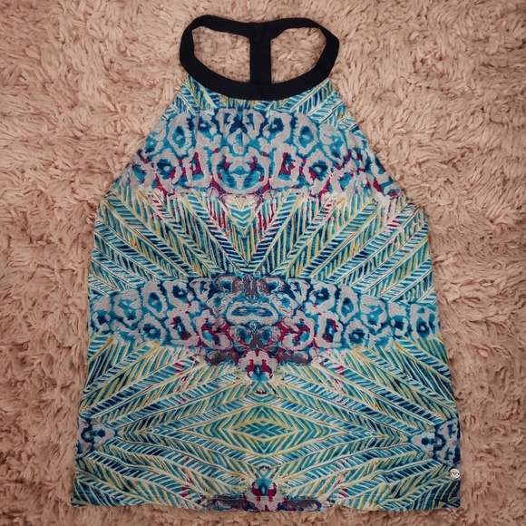 Roxy Psychadelic Cuba High Neck Halter Top - Picture 3 of 8